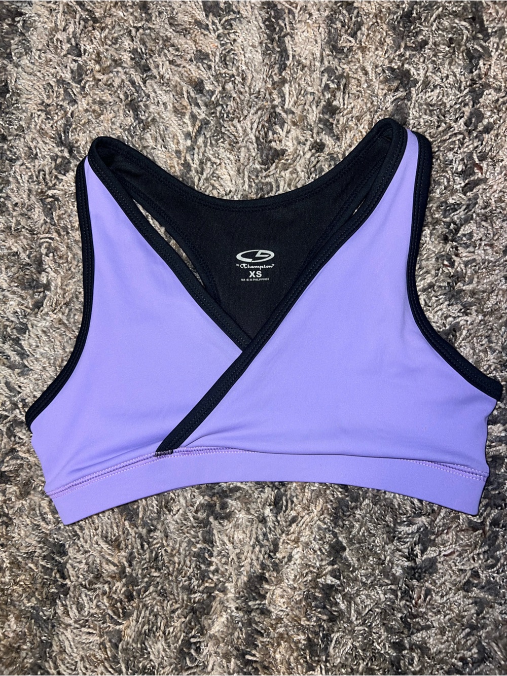 C9 by Champion Lavender Sports Top with Black Trim